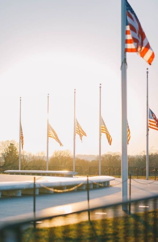 Division Chief Martin Smith Remembered Kansas Lowers Flags in Honor of National Fallen